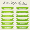 A Full Green Ribbon Style Userbar Pack