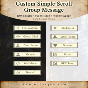 Custom Scroll Ranks Group Images