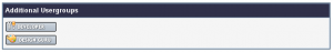 Additional Usergroups on Profiles