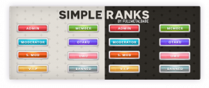 Simple Ranks - By FullMetalBabe