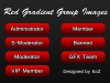 (120x30) Red Gradient Usergroup Bars