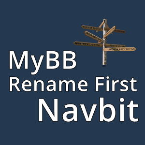 MyBB Rename First Navbit