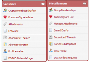 Export User (GDPR/DSGVO)