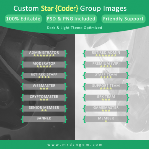 Custom Star Coder Group Images