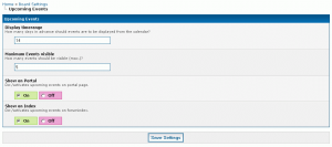 Upcoming Events (Reborn)