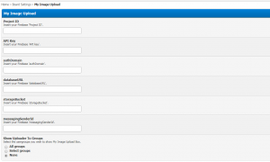 My Images Upload - Firebase Integration