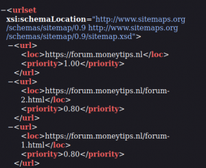 Simple sitemap generator