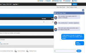 MyBB Forum Team Live Chat Plugin