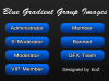 (120x30) Blue Gradient Usergroup Bars