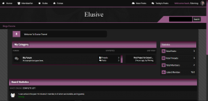 Elusive - Premium Dark MyBB Theme