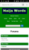 Naija Words Mobile Theme - Green