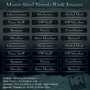 Mossy Steel Simple Rank Images